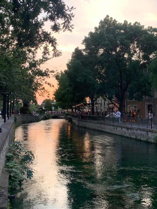 Appartamento La Terrasse Du Pont Jullian Charme Et Calme Dans Le Coeur Historique LʼIsle-sur-la-Sorgue Esterno foto